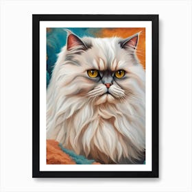 Cat Painting 2 Art Print