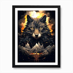 Wolf Art 2 Art Print