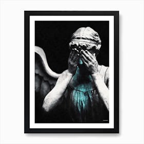 Angel Crying Art Print