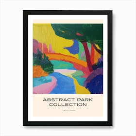 Abstract Park Collection Poster Ueno Park Tokyo 2 Art Print