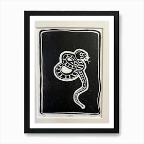 Snake Print Art Print