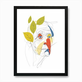 Portrait Of An Old Woman Art Print