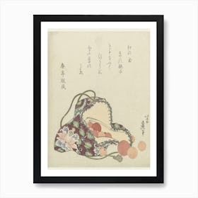 A Comparison Of Genroku Poems And Shells, Katsushika Hokusai 28 Art Print