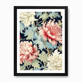 Peony Wallpaper 1 Art Print