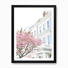 Chalk Farm Blossom London Art Print