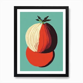 Celeriac Bold Graphic vegetable Art Print
