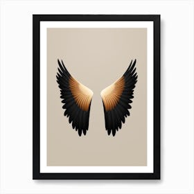 Wings Digital Minimalist1 Art Print