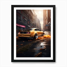 Ford Mustang Gt Art Print