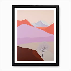 Atacama Desert   South America (Chile), Contemporary Abstract Illustration 1 Art Print
