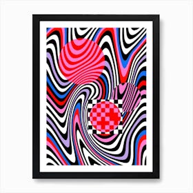 Optical Waves  Art Print