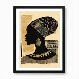 Portrait Of African Woman 63 Art Print