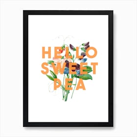 Hello Sweet Pea Affiche