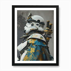 Stormtropper As A Vintagepunk Samurai 21 Art Print