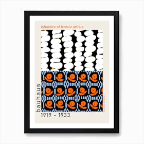 Bauhaus Female Artists Art Print