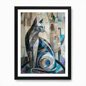 Cat In The City 3 Art Print