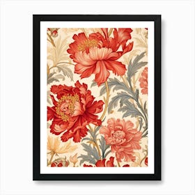 Floral Pattern 19 Art Print