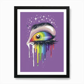 Rainbow Eye 3 Art Print