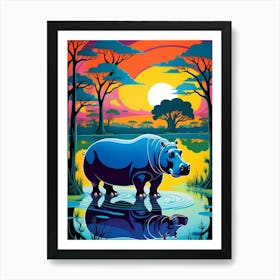 Hippo Poster