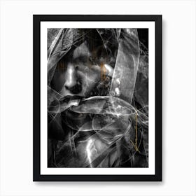 Storm Black And White Edition Art Print