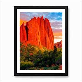 The Garden Of The Gods Pop Art Art Print