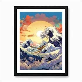 Great Wave Off Kanagawa 1 Art Print