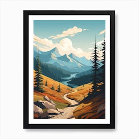 Chilkoot Trail Canada 1 Hiking Trail Landscape Art Print