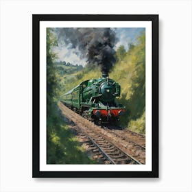 Steam Locomotive Art Print