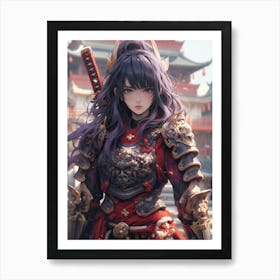 Shinobi Girl 2 Art Print