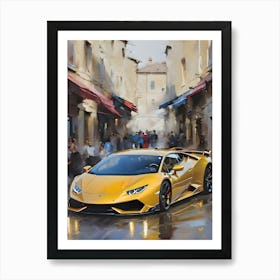 Tribute To Lamborghini  Art Print