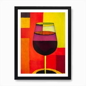 Durif Paul Klee Inspired Abstract Cocktail Poster Art Print