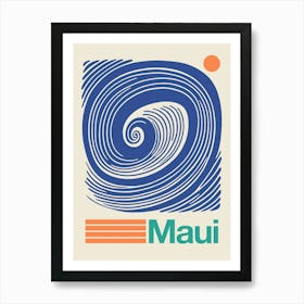 Surf Maui Poster