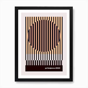 Retro Lines 5 Art Print