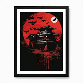 Japanese Temple Art Print