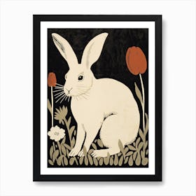 Rabbit In The Grass Art Print