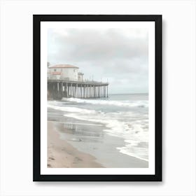 Beach Pier 1 Art Print