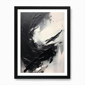 Black Art Painting 3 Art Print