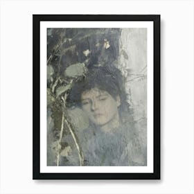 'The Woman In The Window' 1 Art Print