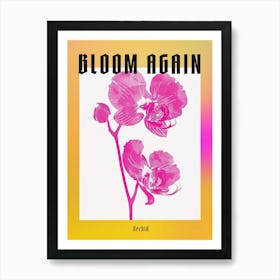 Hot Pink Orchid 4 Poster Art Print