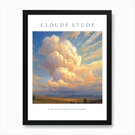 Study Of Clouds Prague, Czech Republic Art Print