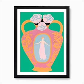 Vintage Vase Affiche