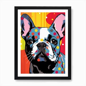 Pop Art Graphic Novel Style Boston Terrier 2 Art Print