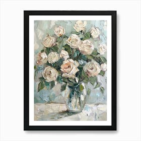 A World Of Flowers Rose 3 Painting Art Print