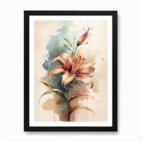 Lily Painting Art Print