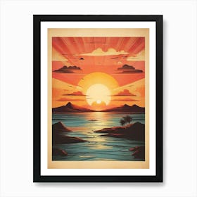 Sunset Canvas Print art print Art Print