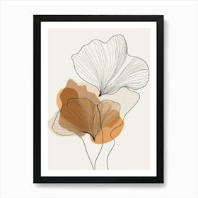 Ginkgo Leaves 11 Art Print