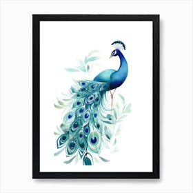 Peacock 5 Art Print