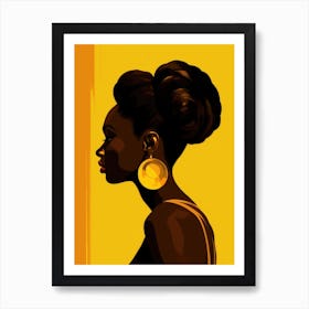 Afro-American Woman 15 Art Print