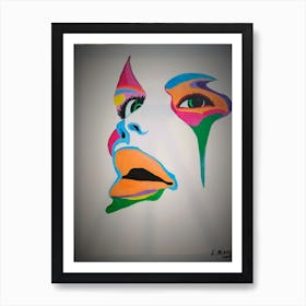 Face Of A Woman Art Print