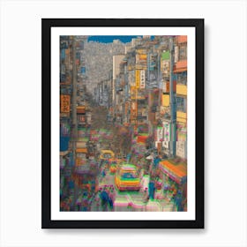 Asian Cityscape Art Print