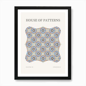 Tile Pattern Poster 23 Art Print